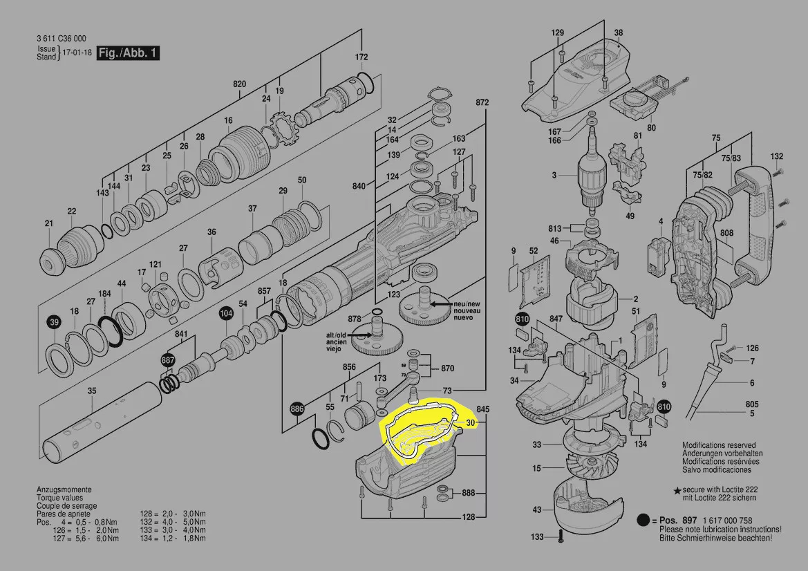 Joint ref 1 611 015 063 Bosch